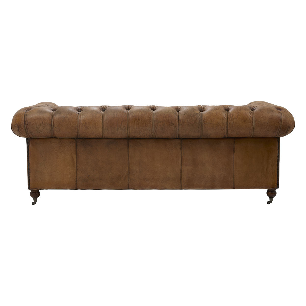 Newport Chesterfield Sofa in Antique Buffalo Leather