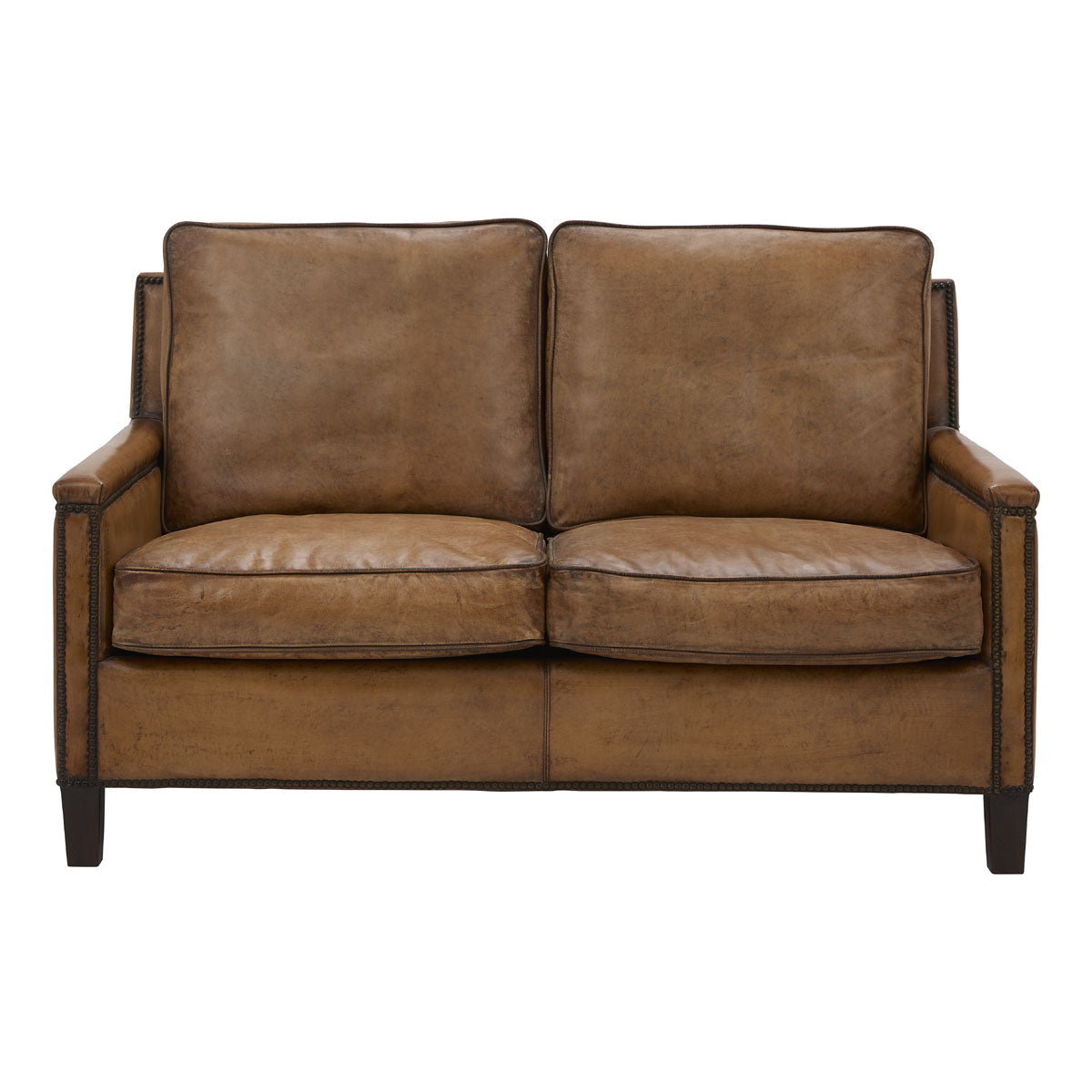 Keswick Two Seater in Antiqued Buffalo