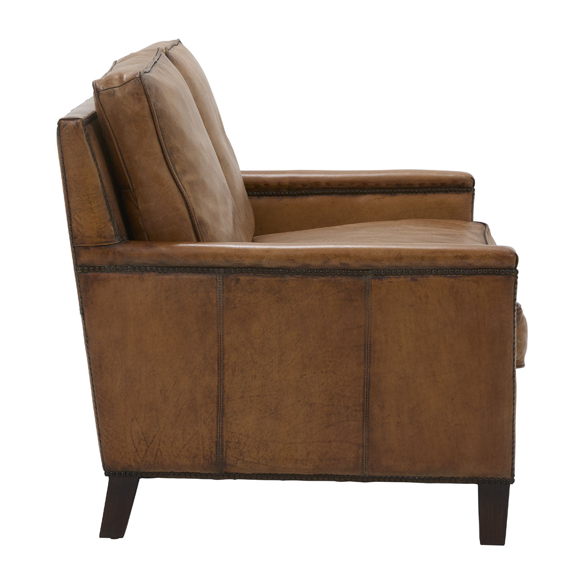 Keswick Two Seater in Antiqued Buffalo