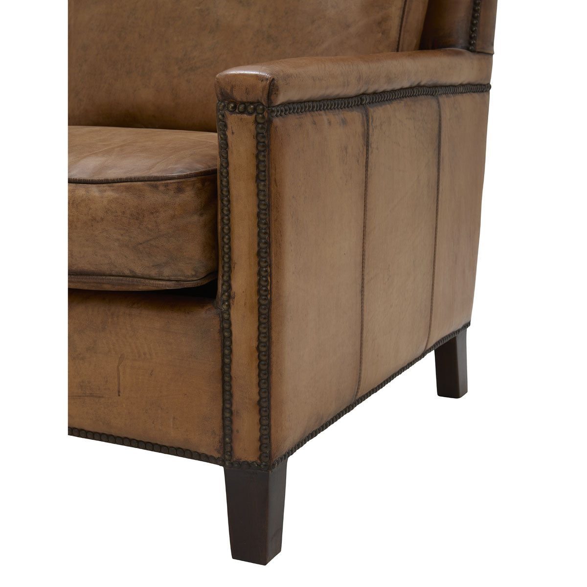 Keswick Two-Seater Sofa in Antique Buffalo Leather