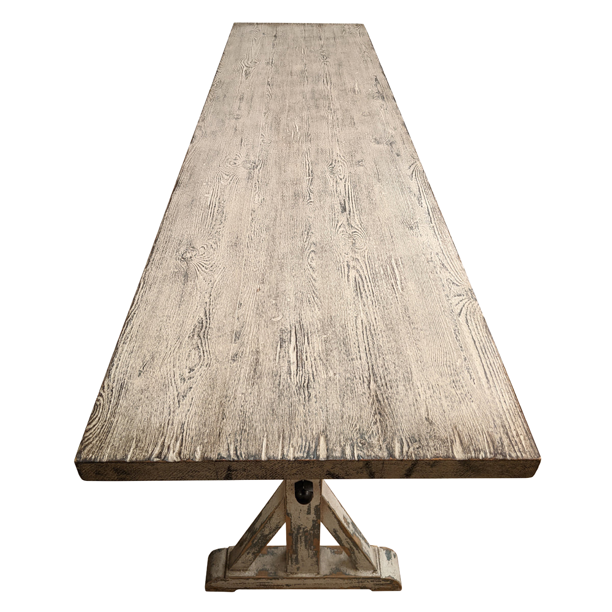 Distressed Bar Height Table