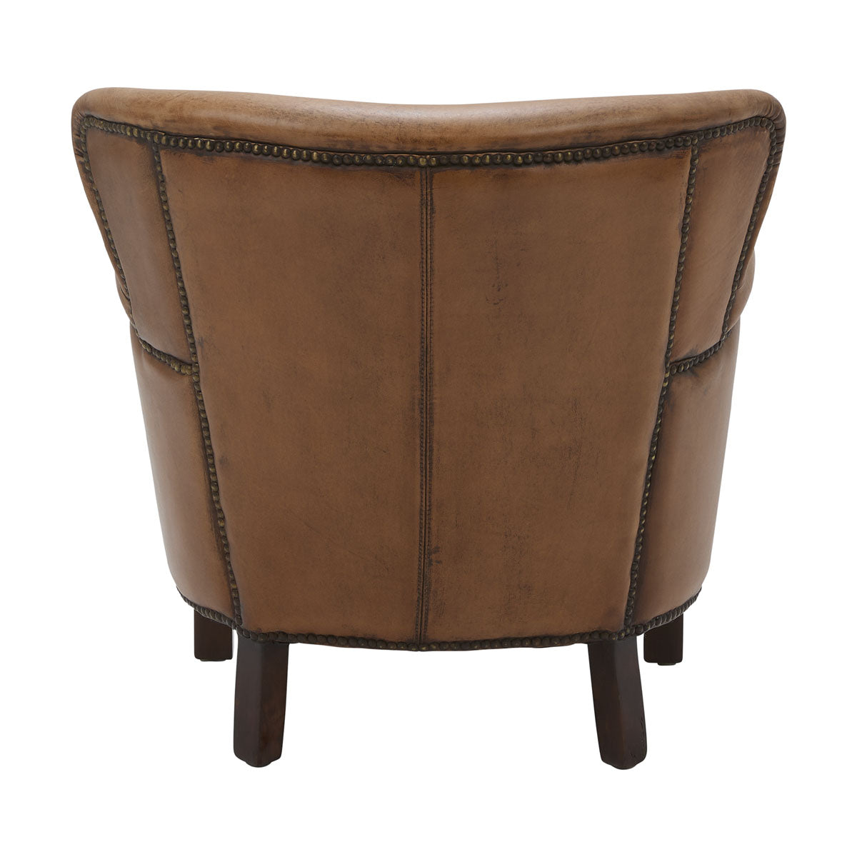 Cardiff Armchair in Antique Buffalo Leather
