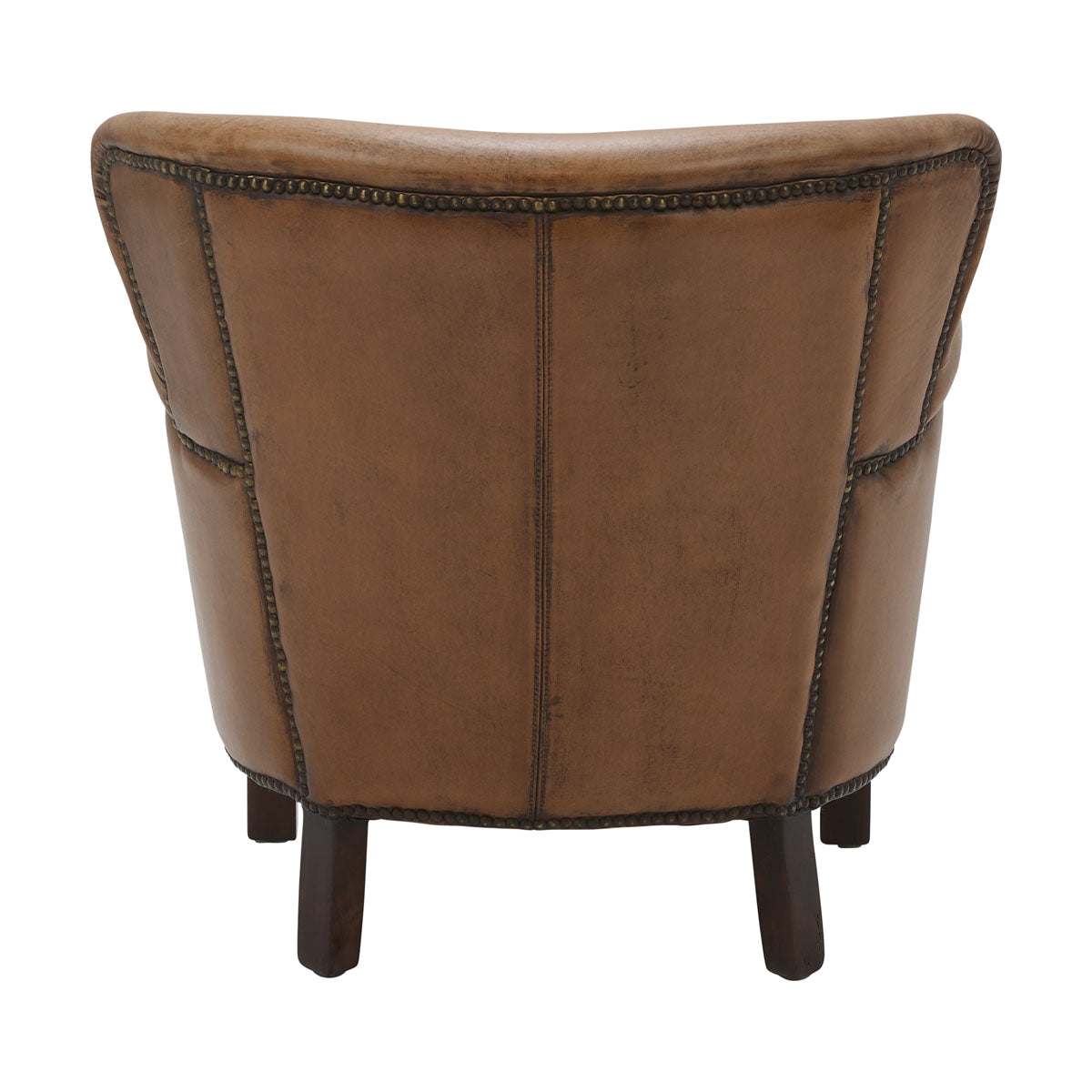 Cardiff Armchair in Antiqued Buffalo