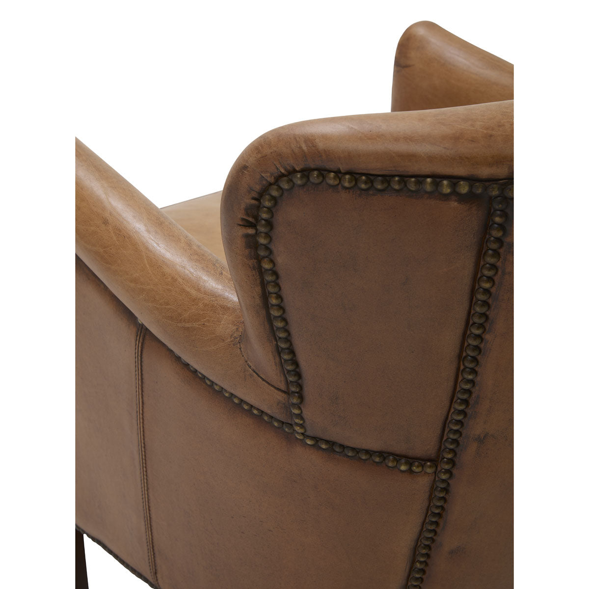 Cardiff Armchair in Antique Buffalo Leather
