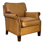 Glencoe Armchair in Antique Buffalo Leather