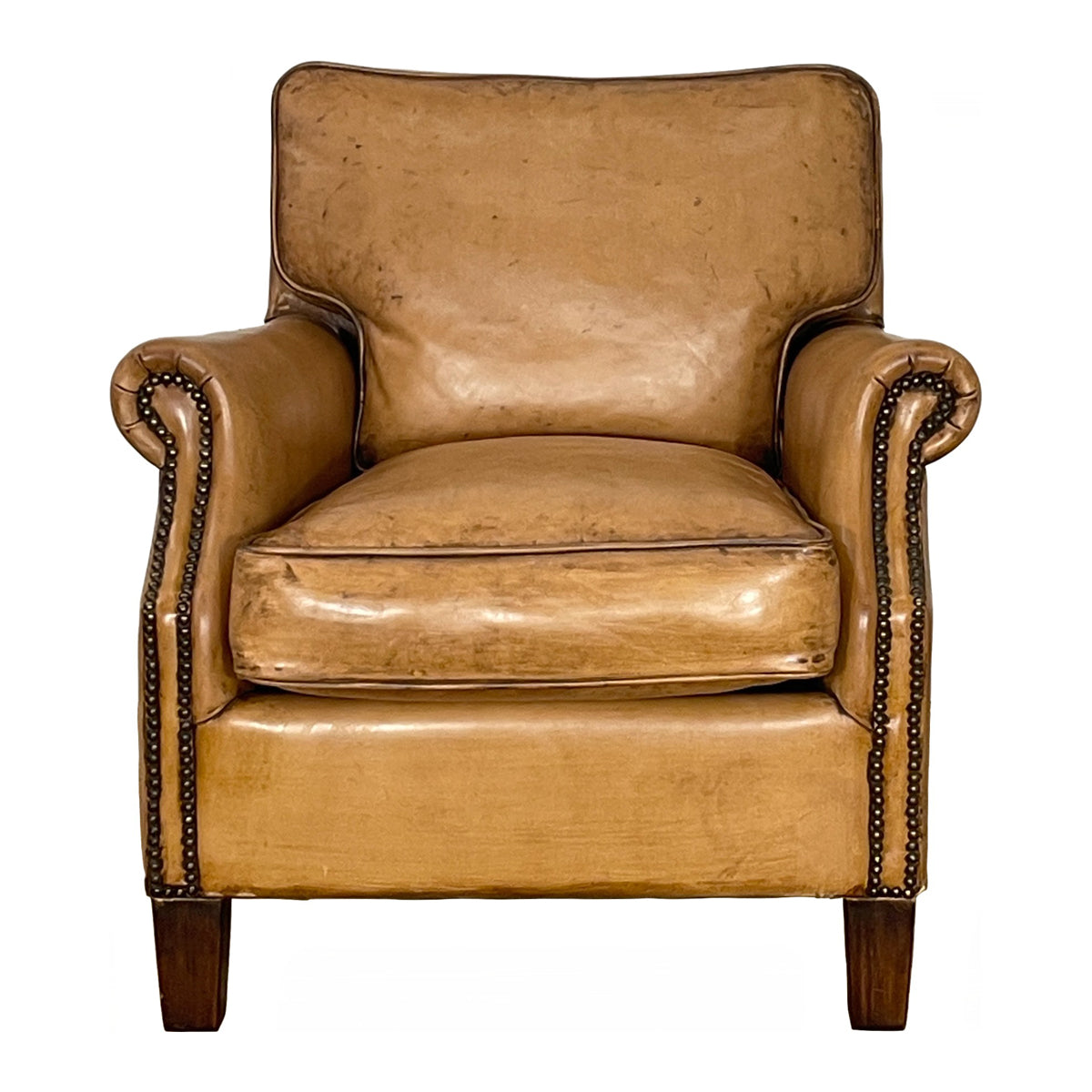 Glencoe Armchair in Antique Buffalo Leather
