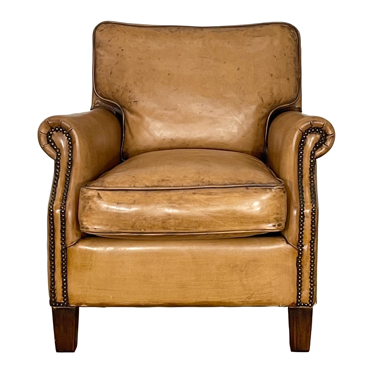 Glencoe Armchair in Antiqued Buffalo