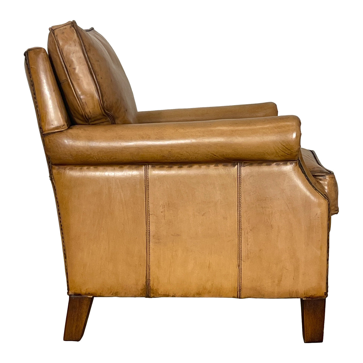 Glencoe Armchair in Antiqued Buffalo