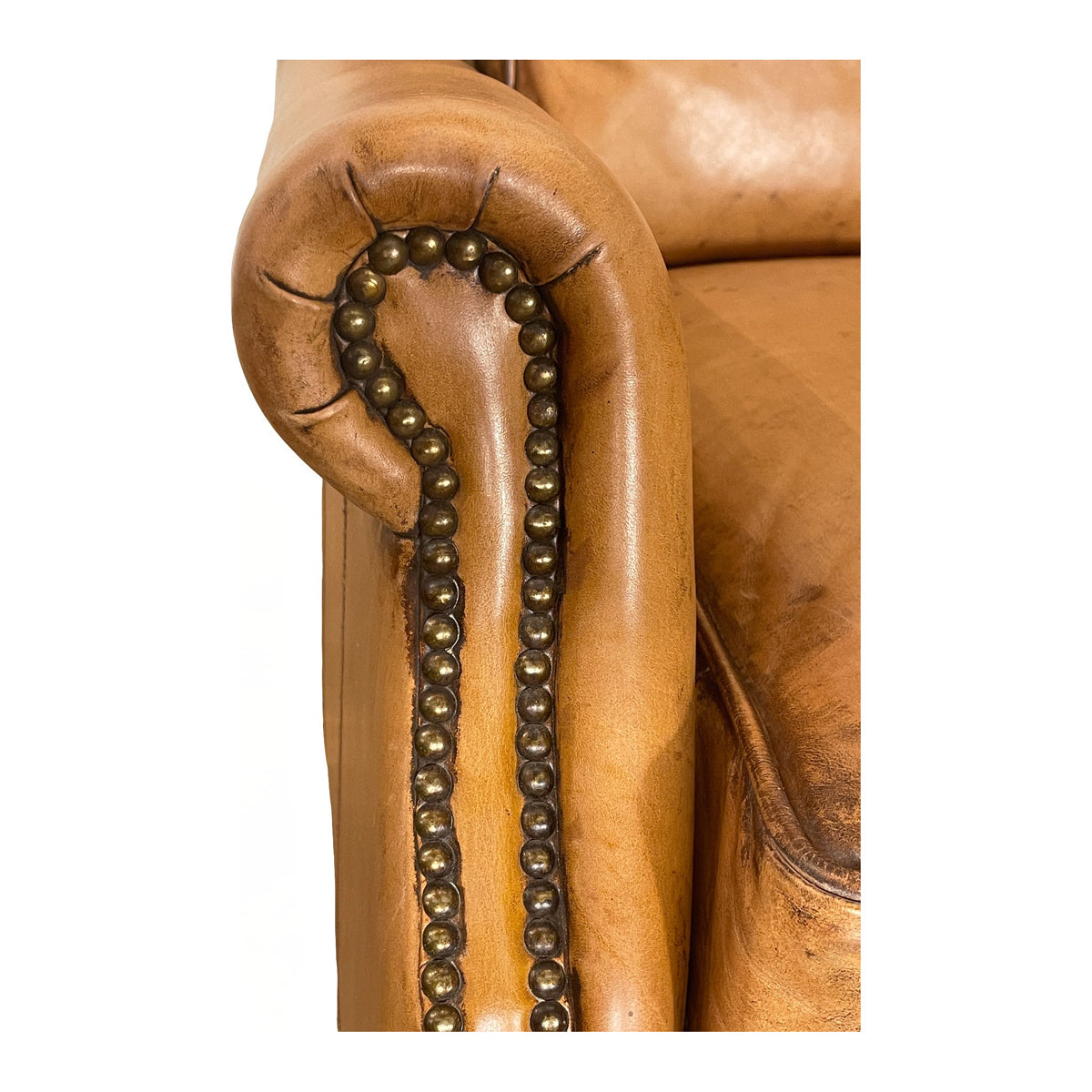 Glencoe Armchair in Antique Buffalo Leather