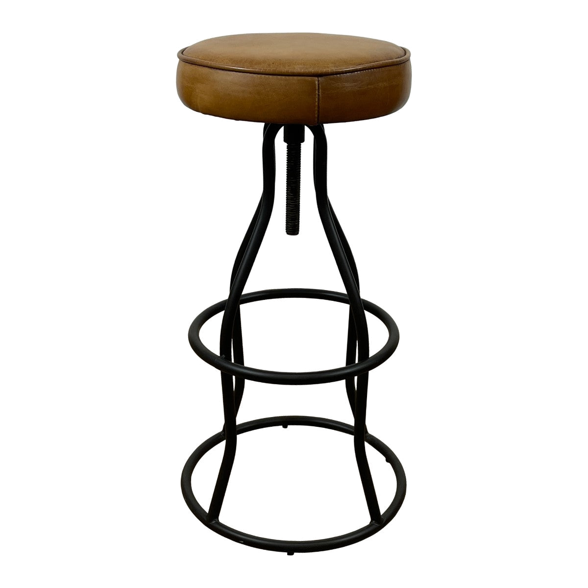 Lomond Bar Stool in Lt Brown Buffalo