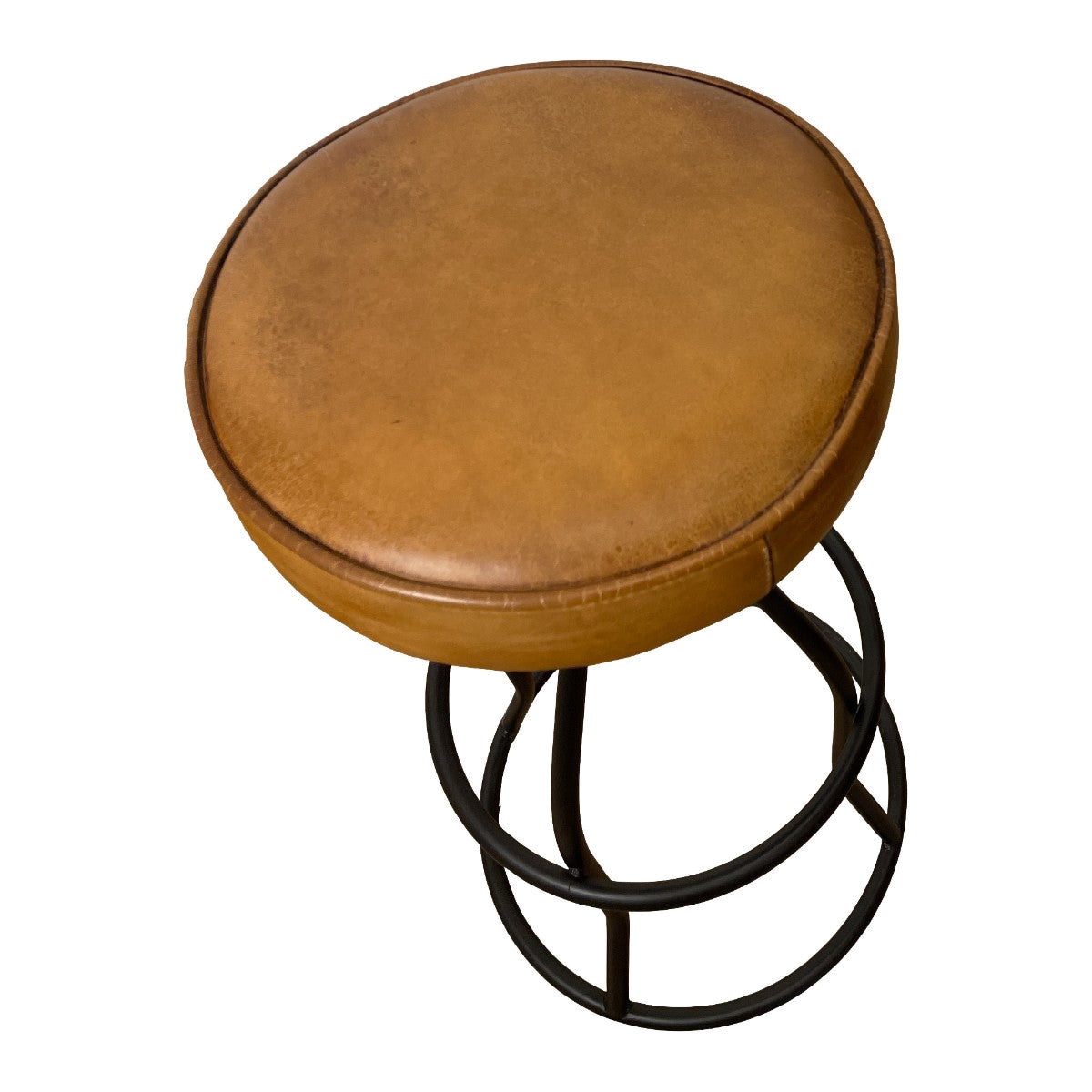 Lomond Bar Stool in Lt Brown Buffalo