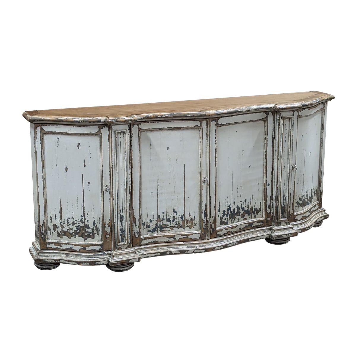 Ashford reclaimed pine sideboard with paneled doors