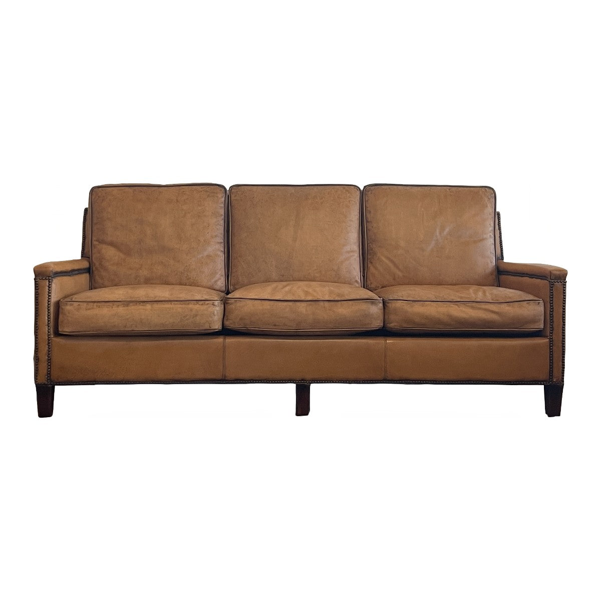 Keswick Three-Seater Sofa in Antique Buffalo Leather