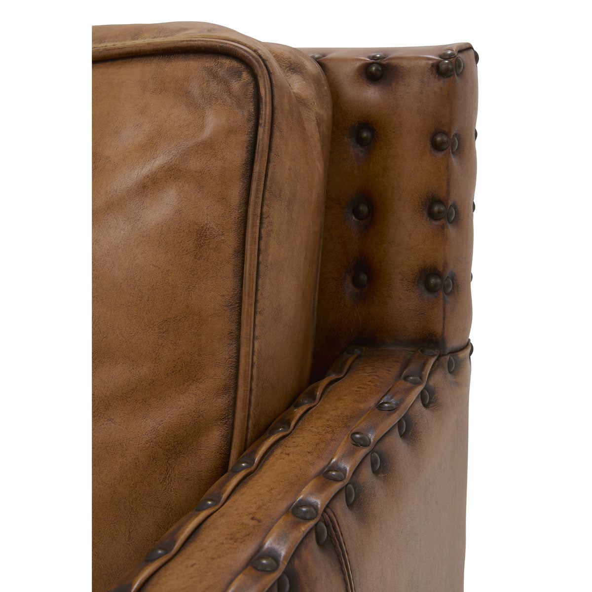 Broadford Armchair in Antique Buffalo Leather