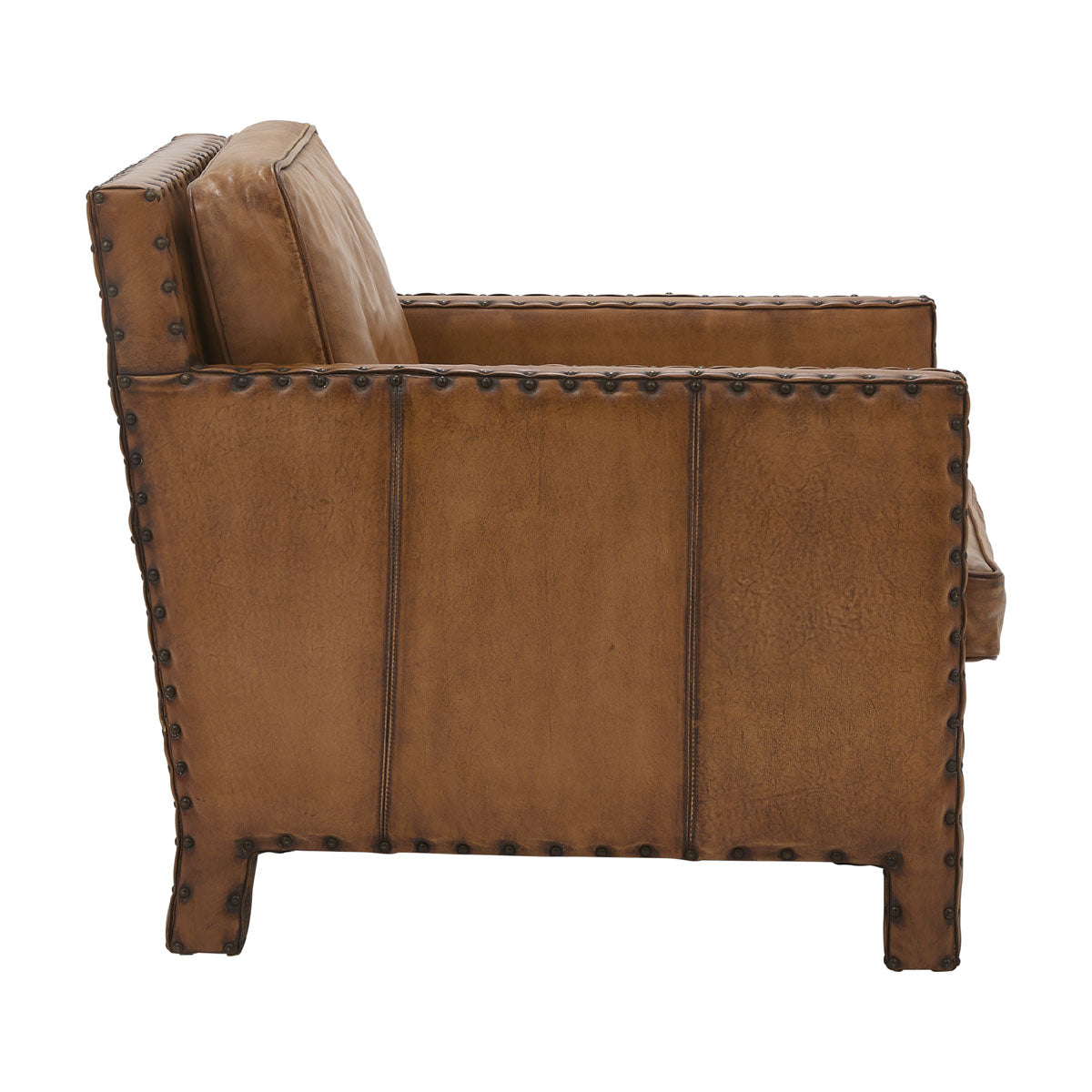 Broadford Armchair in Antique Buffalo Leather