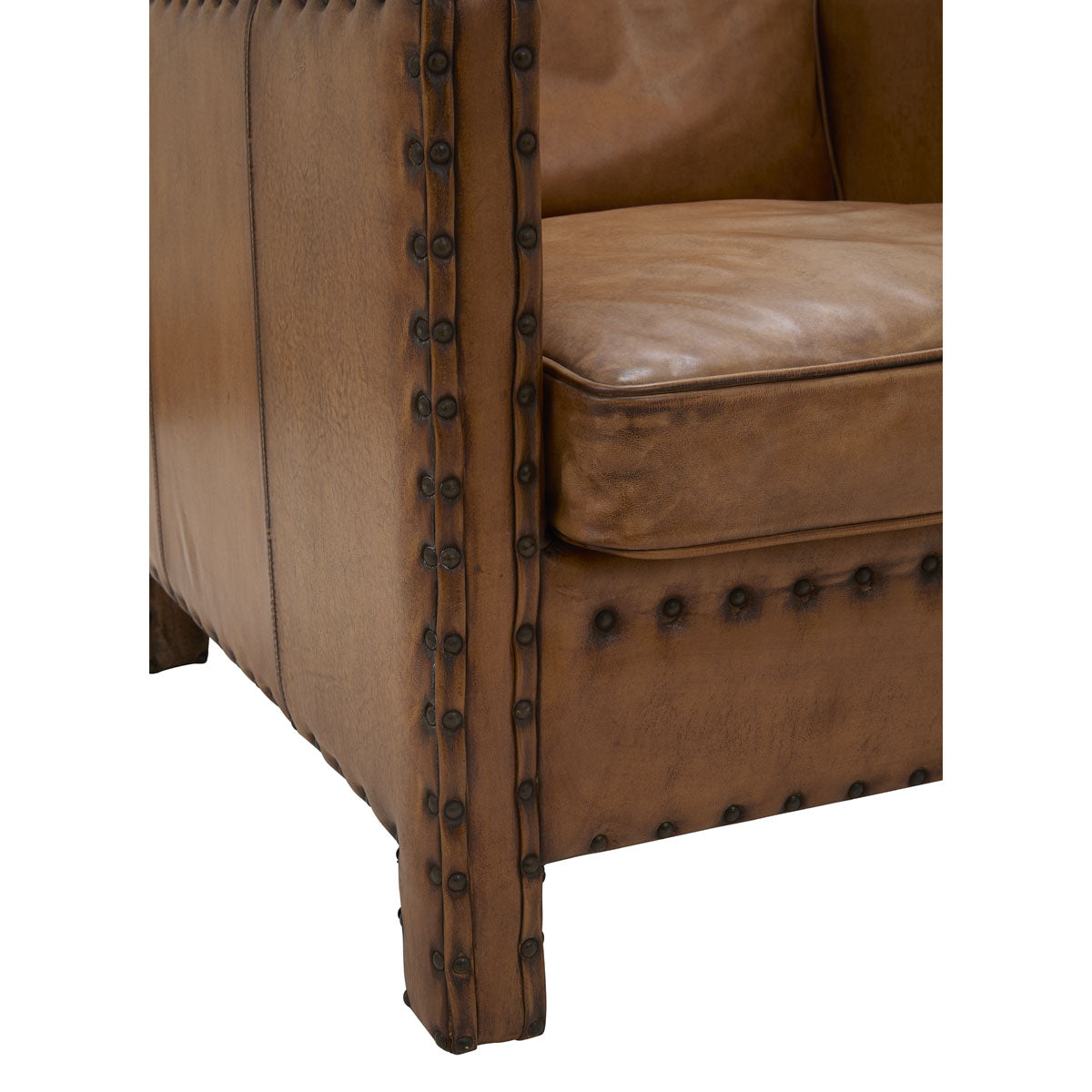Broadford Armchair in Antique Buffalo Leather