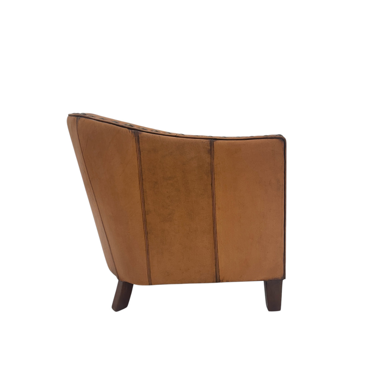 Renee Armchair in Antique Buffalo Leather