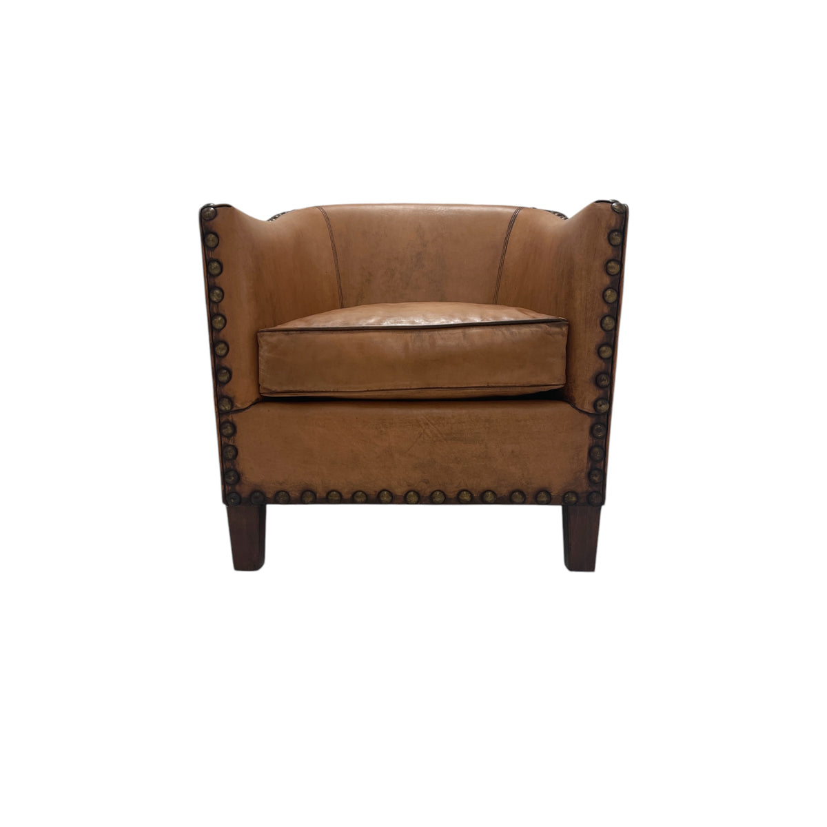 Renee Armchair in Antique Buffalo Leather