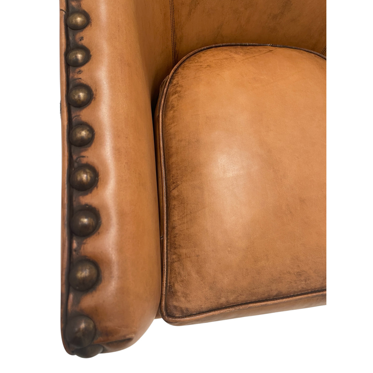Renee Armchair in Antique Buffalo Leather