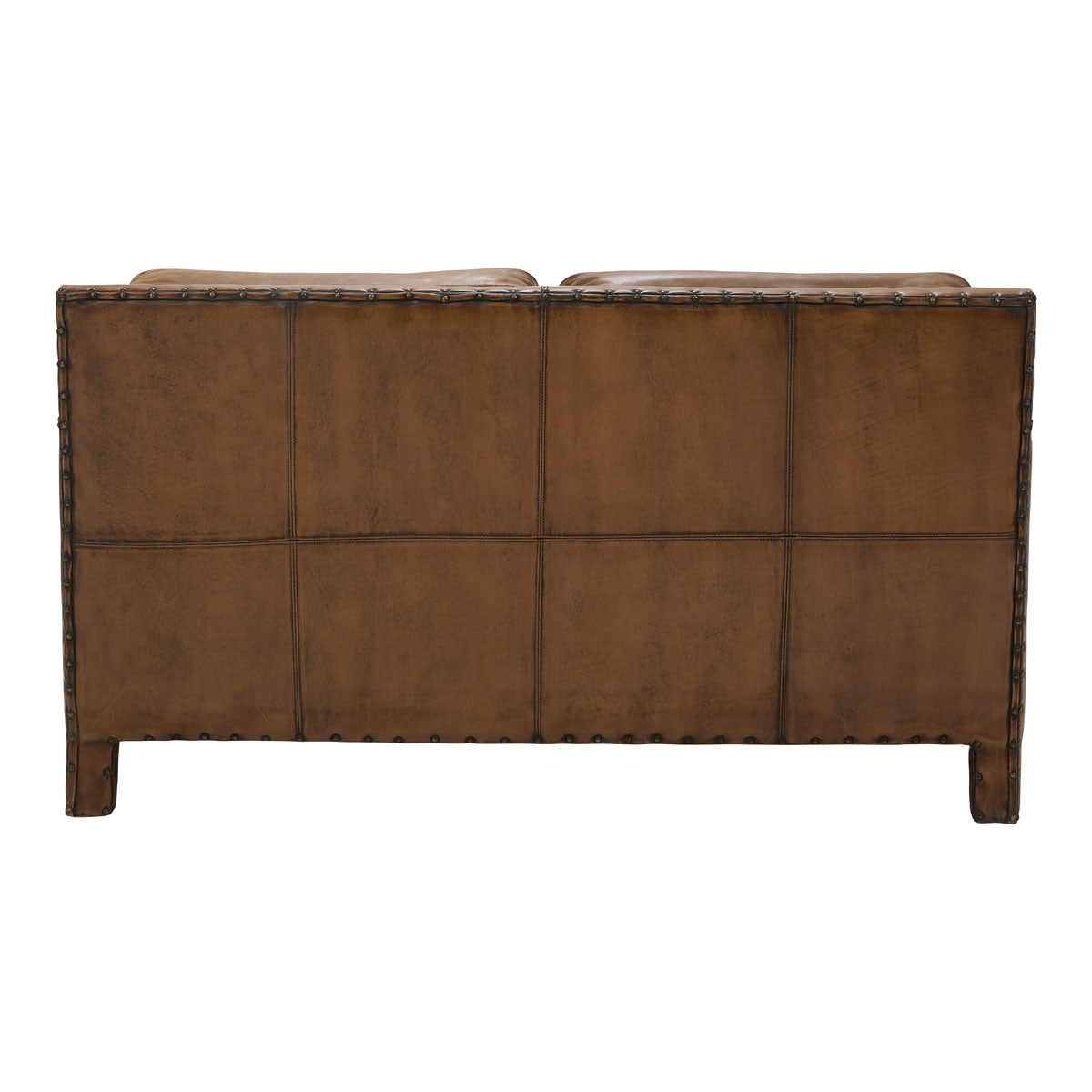 Broadford Two-Seater Sofa in Antique Buffalo Leather