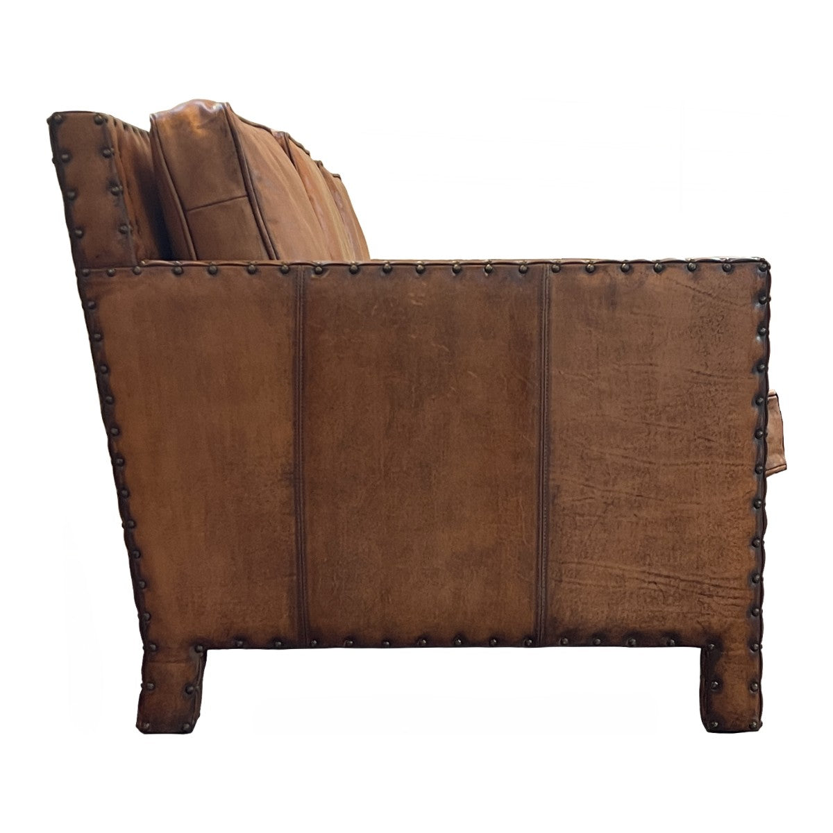 Broadford Three-Seater Sofa in Antique Buffalo Leather