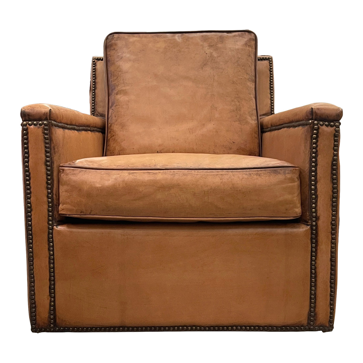 Keswick Swivel Chair in Antique Buffalo