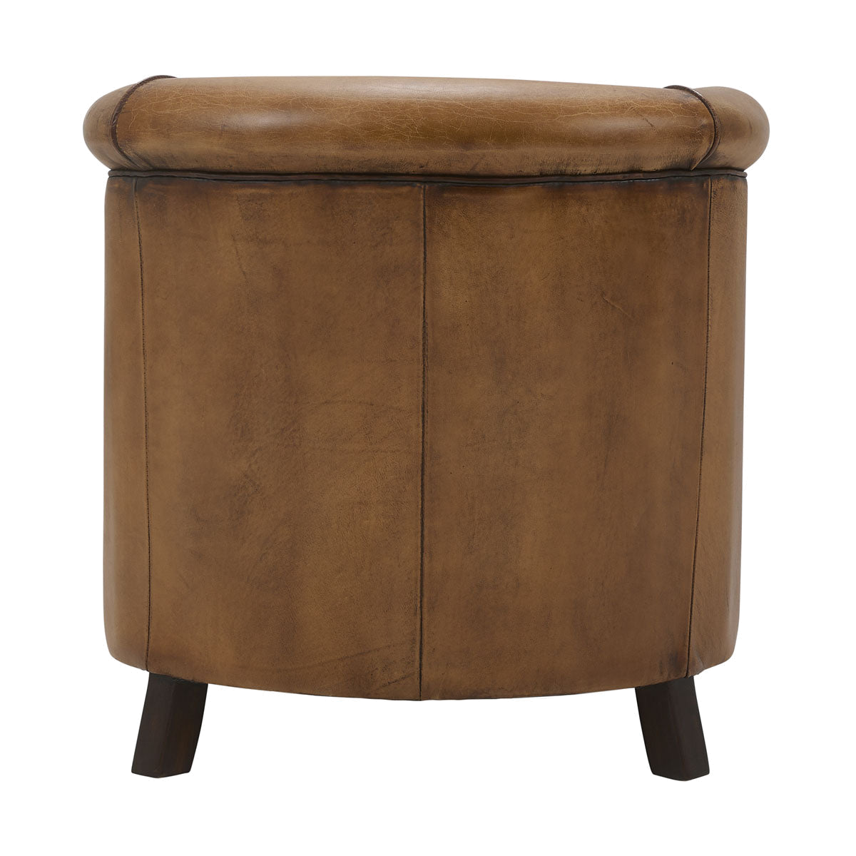 Bourgogne Armchair in Antiqued Buffalo