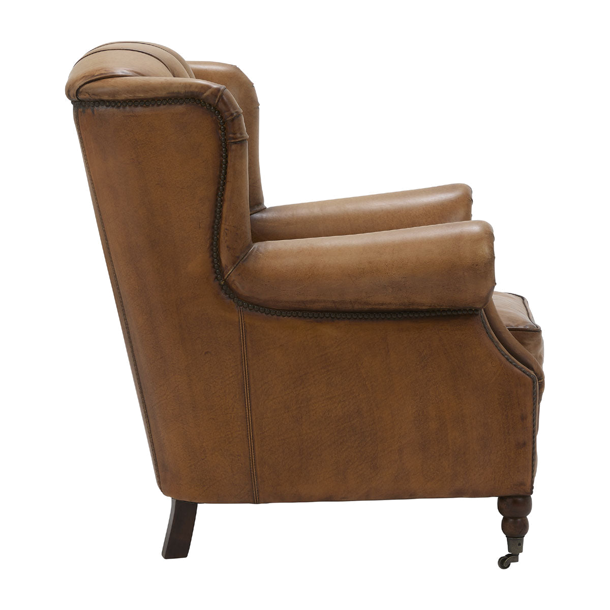 Florence Armchair in Antiqued Buffalo