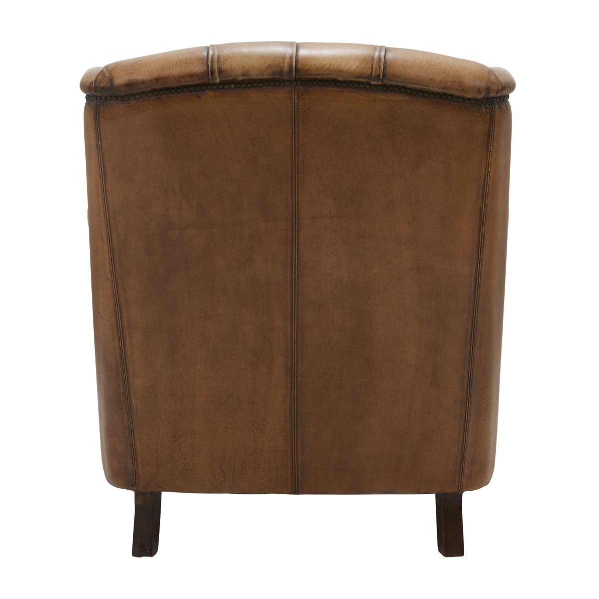 Florence Armchair in Antique Buffalo Leather