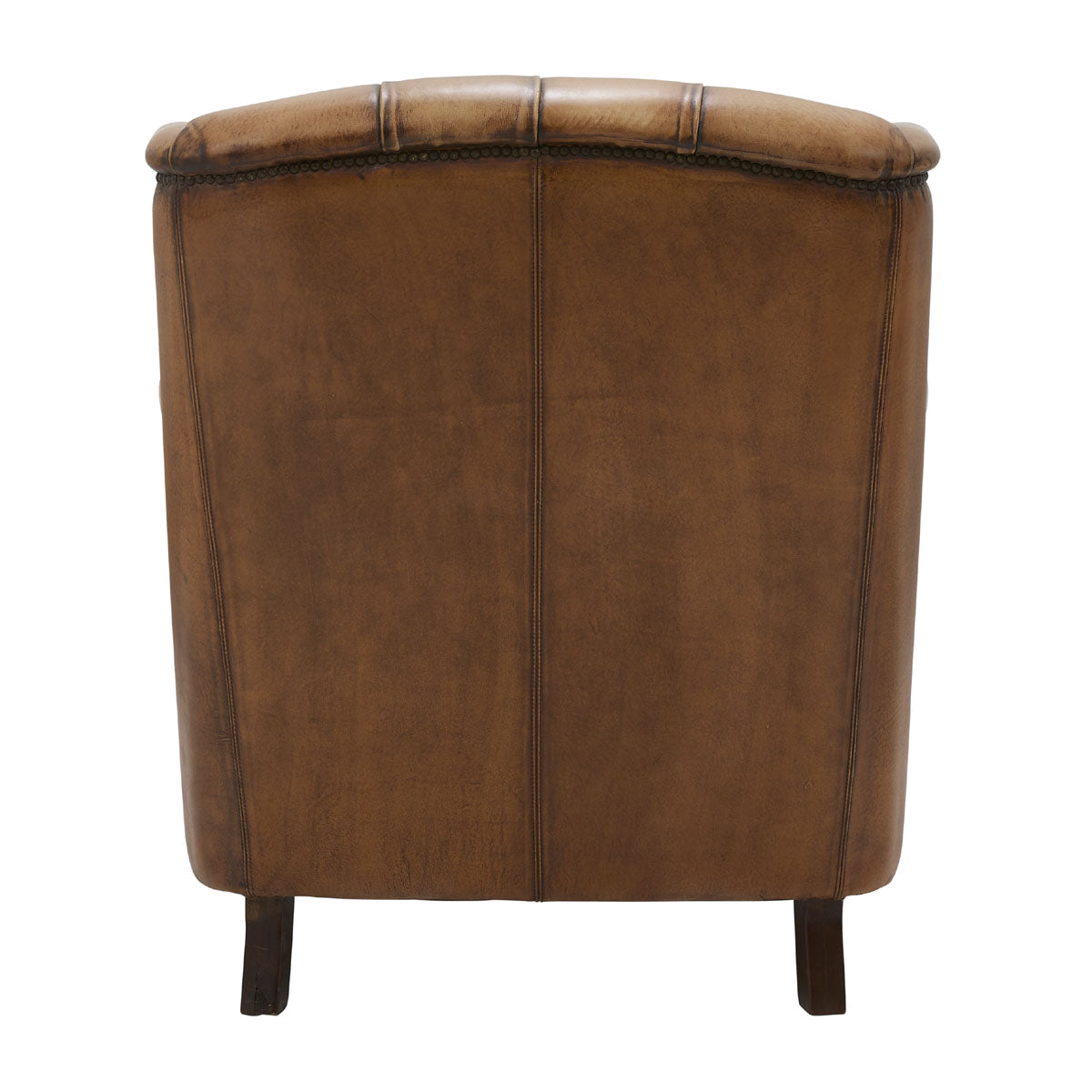 Florence Armchair in Antiqued Buffalo