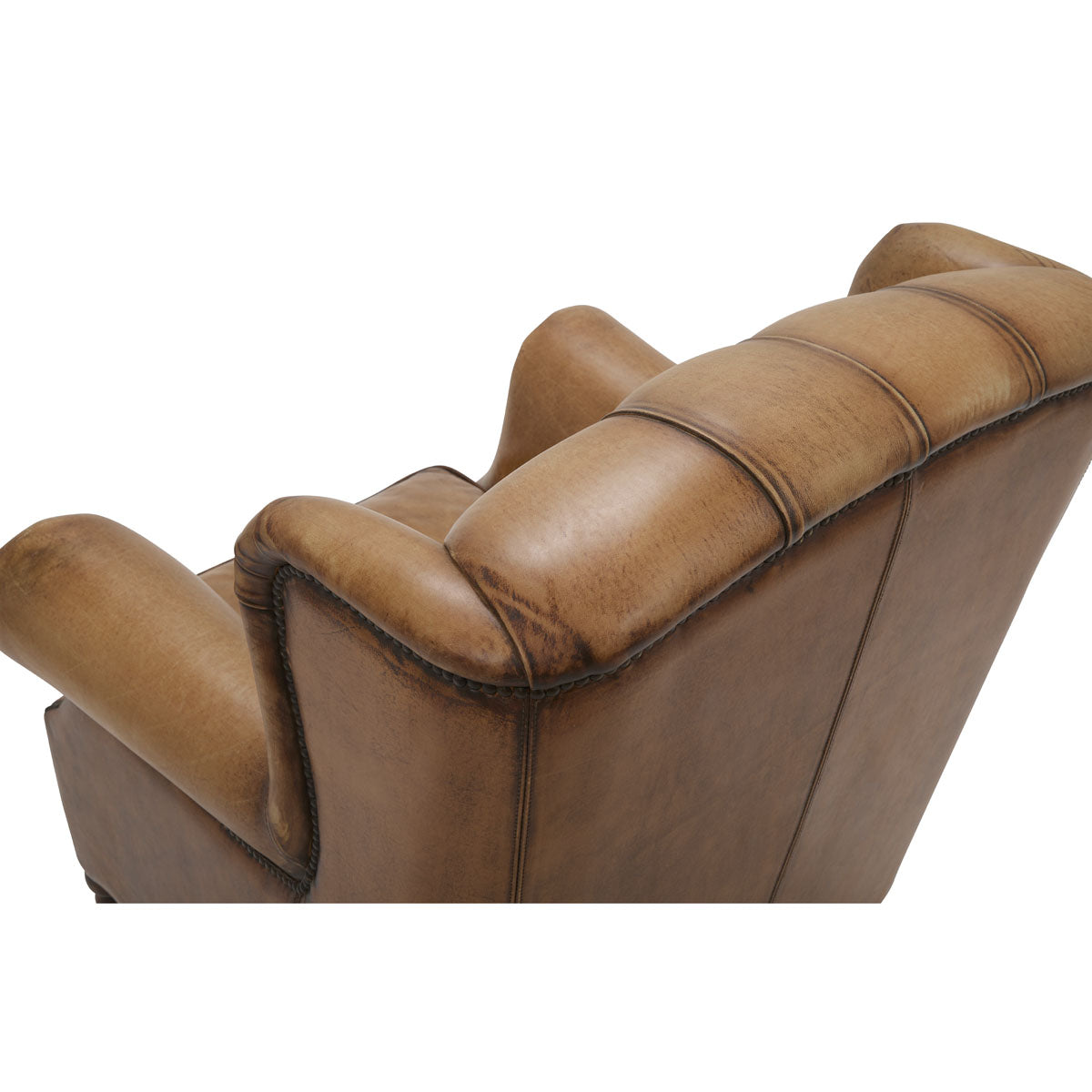 Florence Armchair in Antique Buffalo Leather