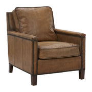 Keswick Club Chair in Antique Buffalo Leather