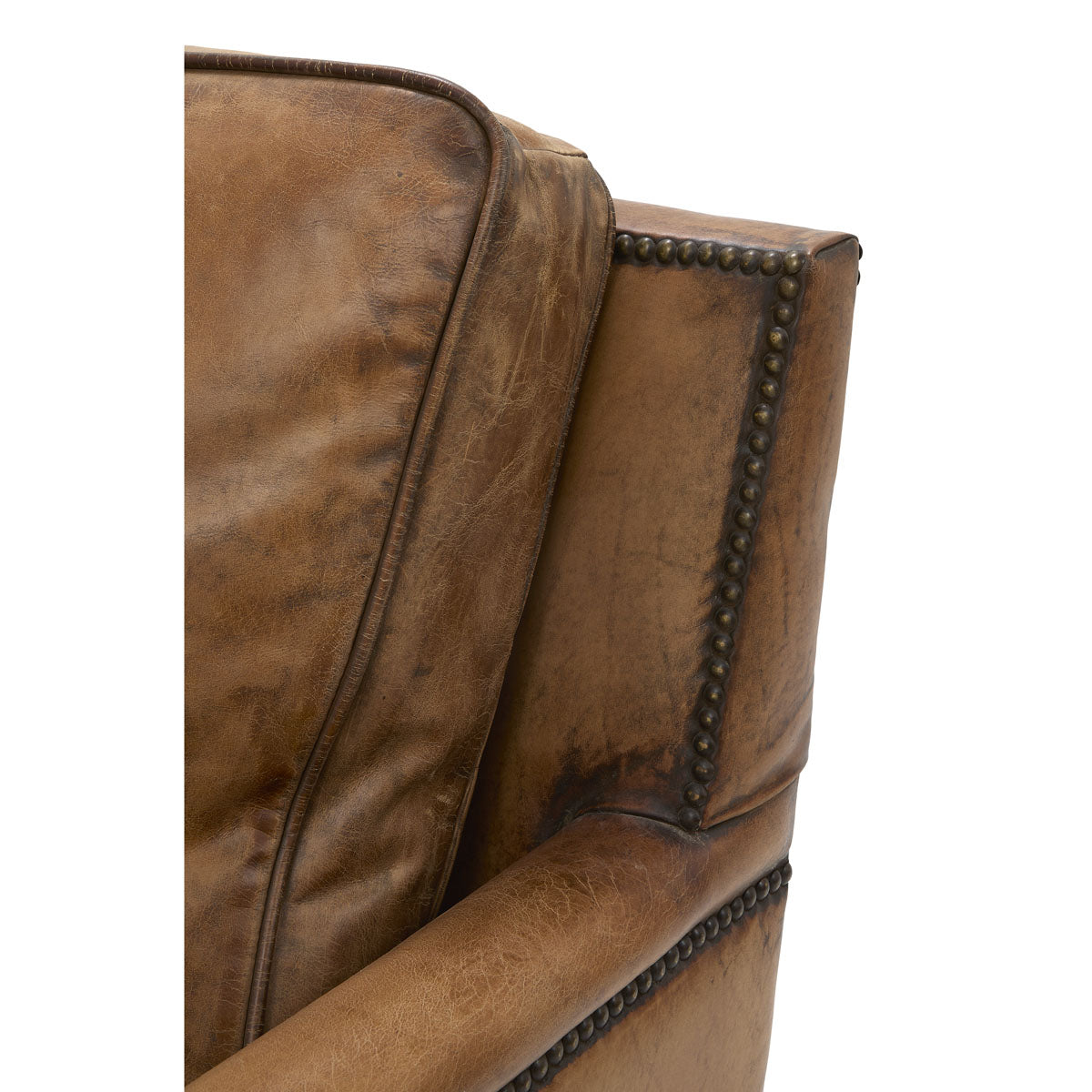 Keswick Club Chair in Antique Buffalo Leather