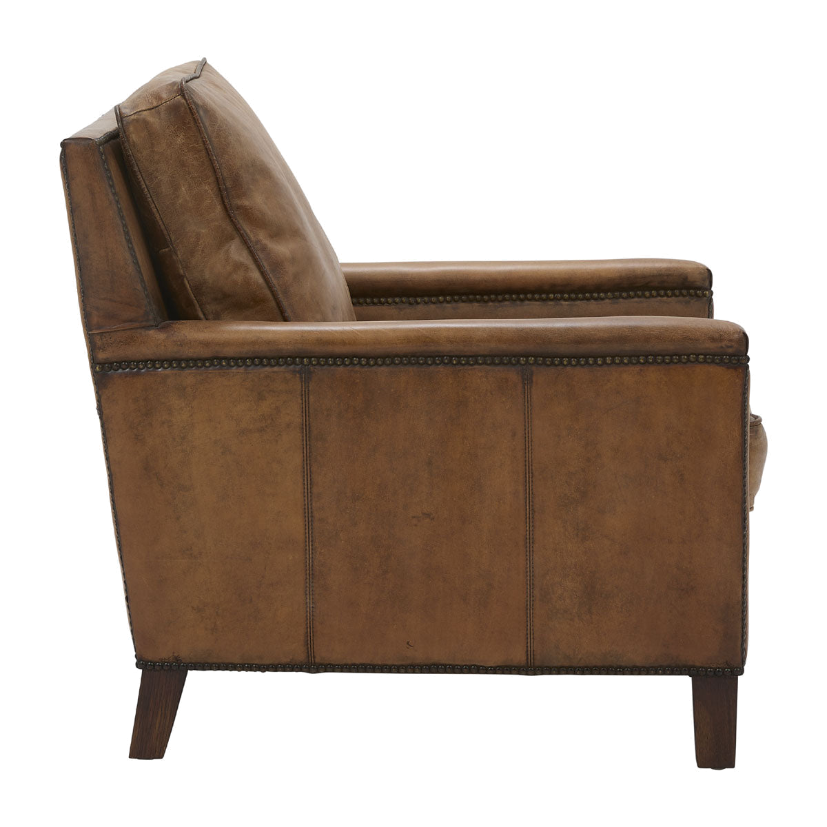 Keswick Club Chair in Antique Buffalo Leather
