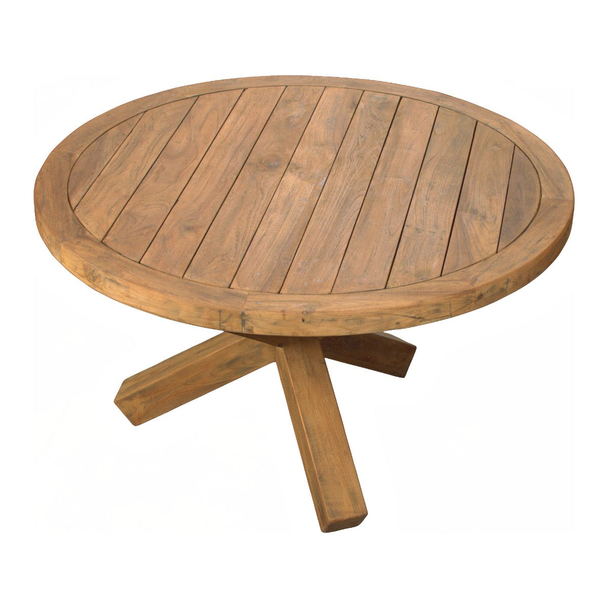 Mexico Round Teak Dining Table 51.5"