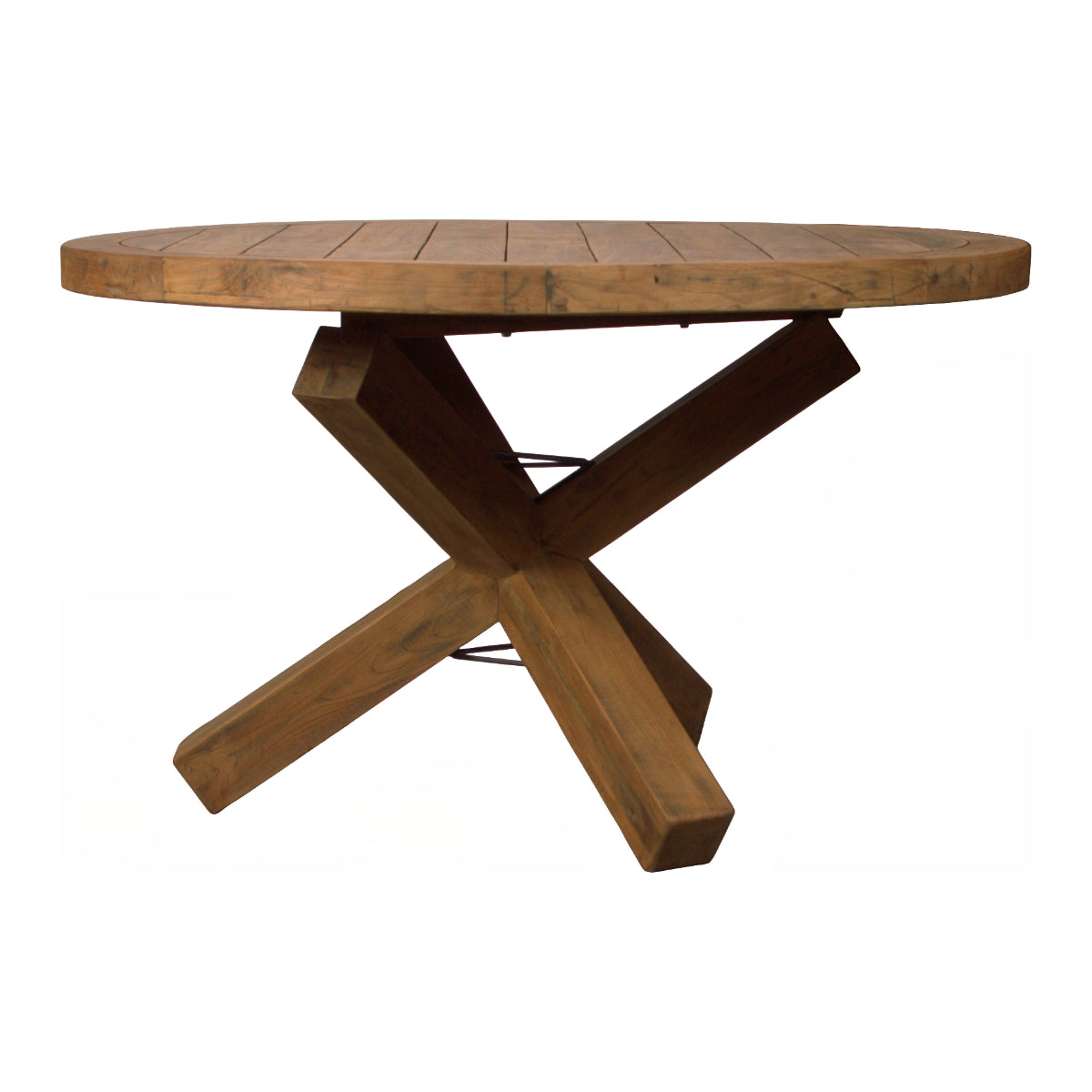 Mexico Round Teak Dining Table 51.5"