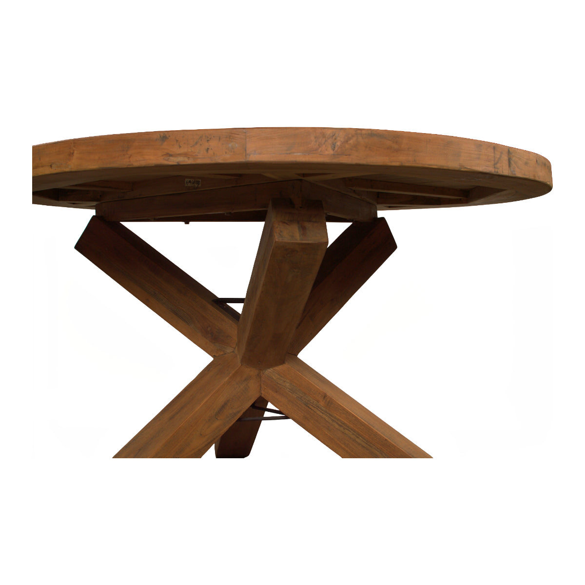 Mexico Round Teak Dining Table 51.5"
