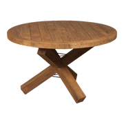 Mexico Round Teak Dining Table 51.5"