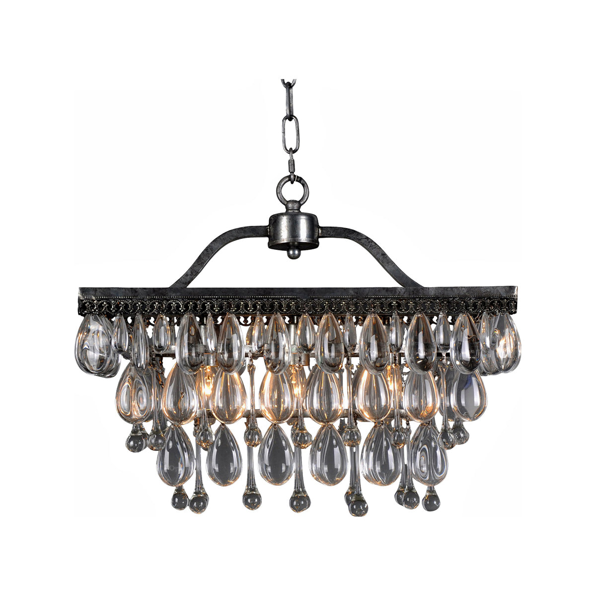 Teardrop Rectangular Chandelier
