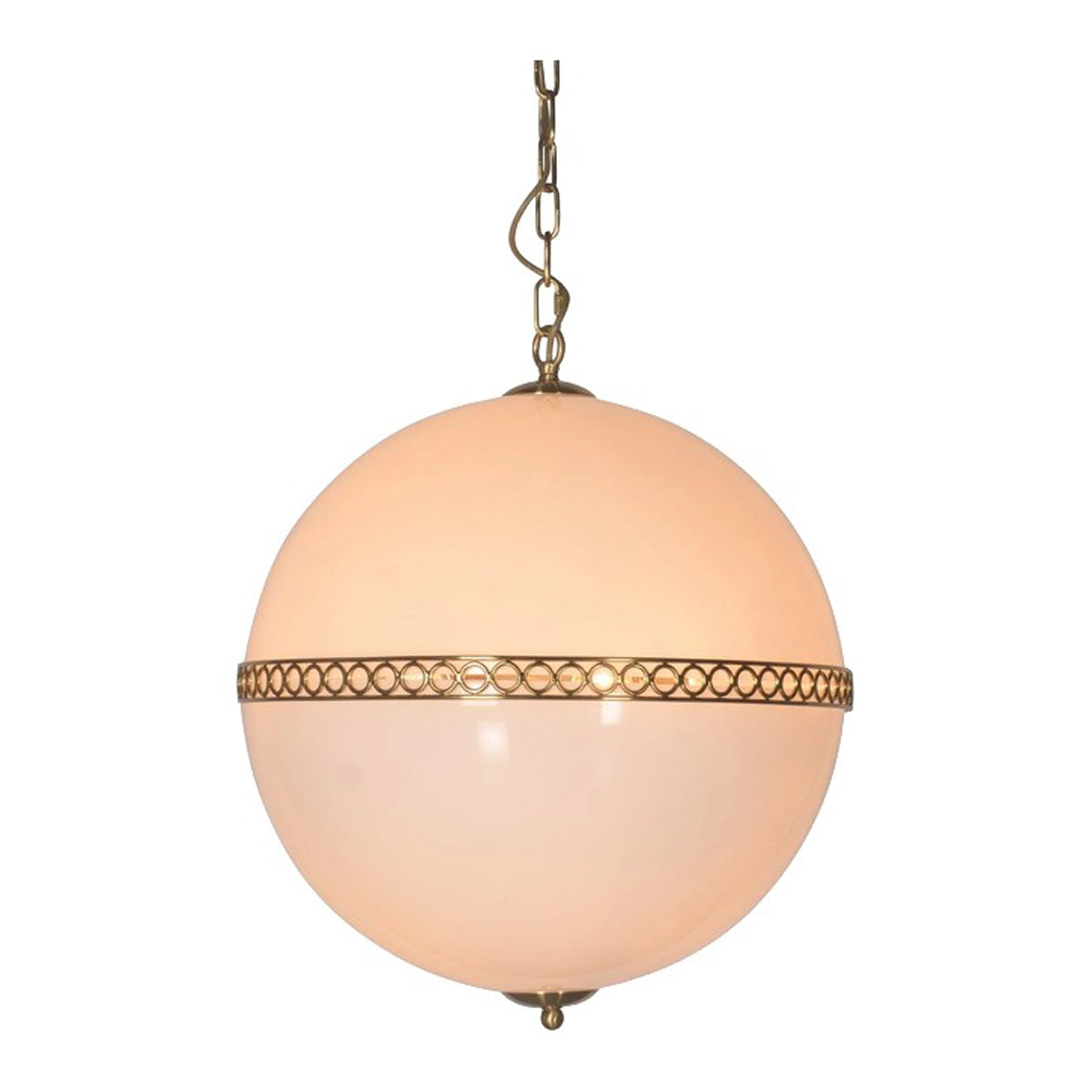 Cranes Chandelier in Brass