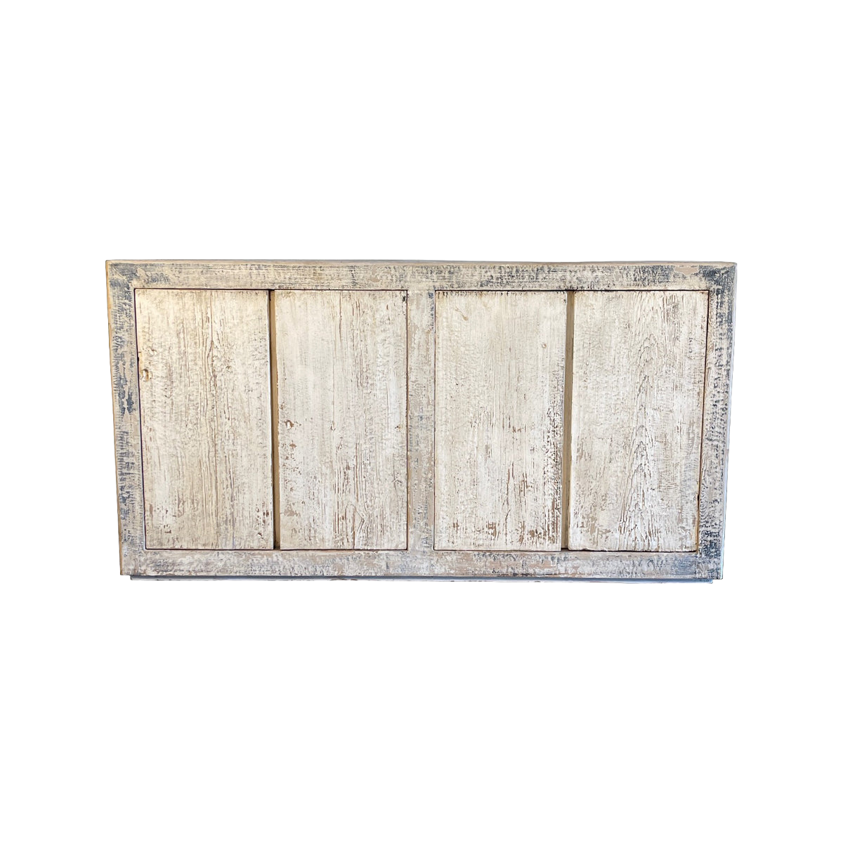 Four Door Cabinet in Distressed Blue