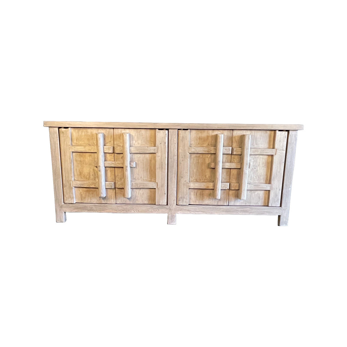 Cabinet with Heavy Wooden Bolt