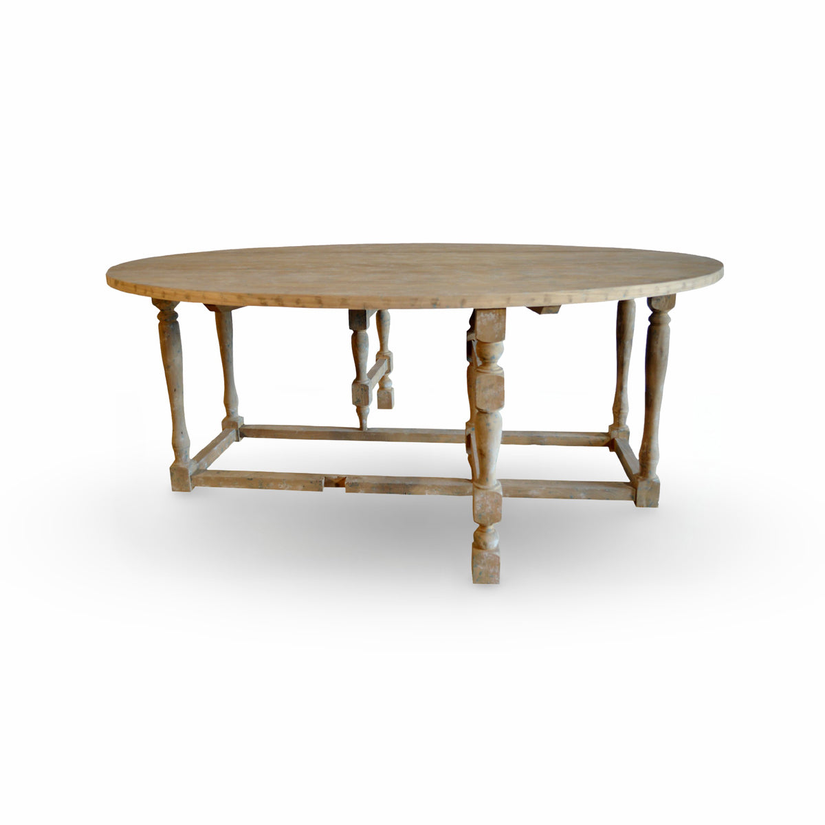 Oval Drop Leaf Dining Table