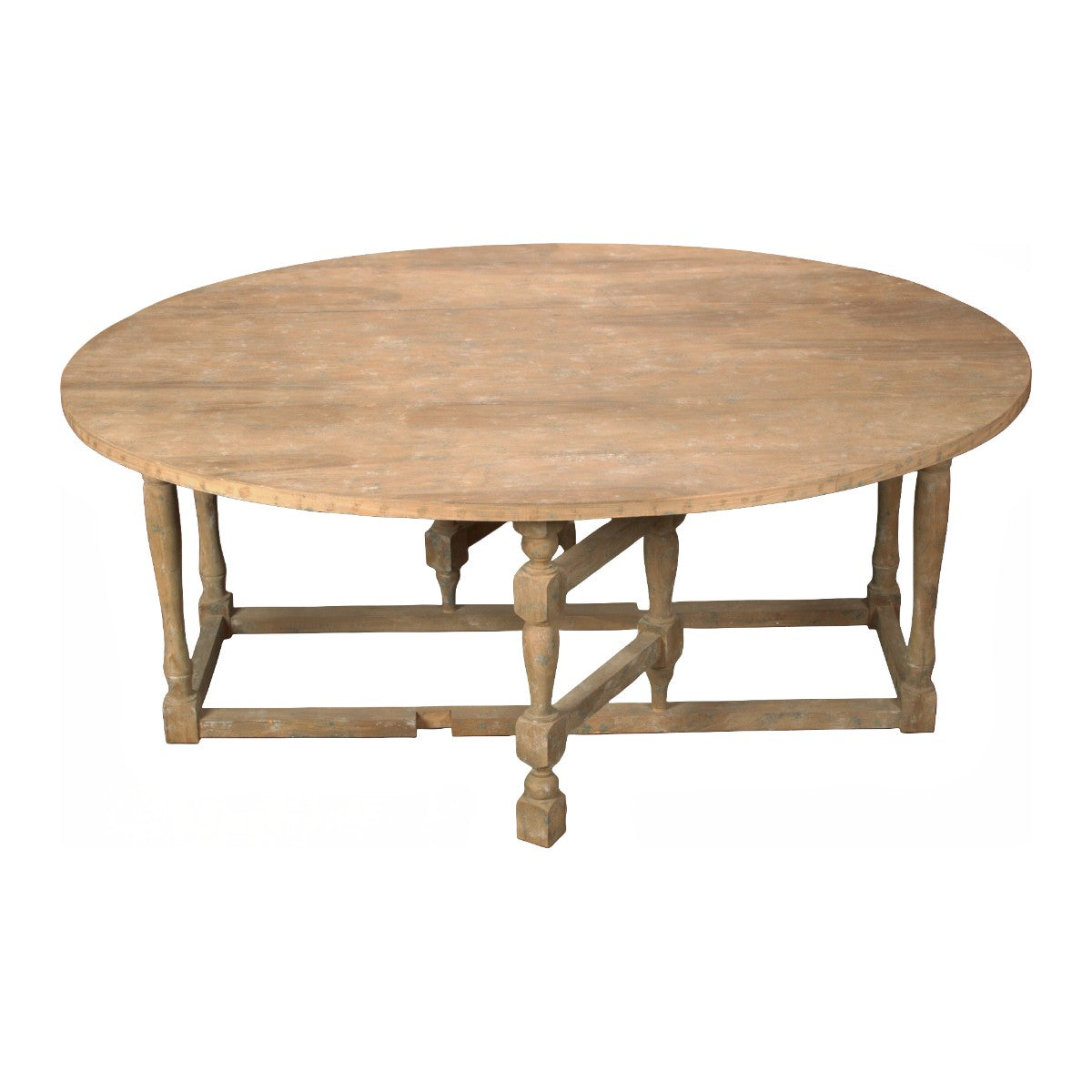 Oval Drop Leaf Dining Table