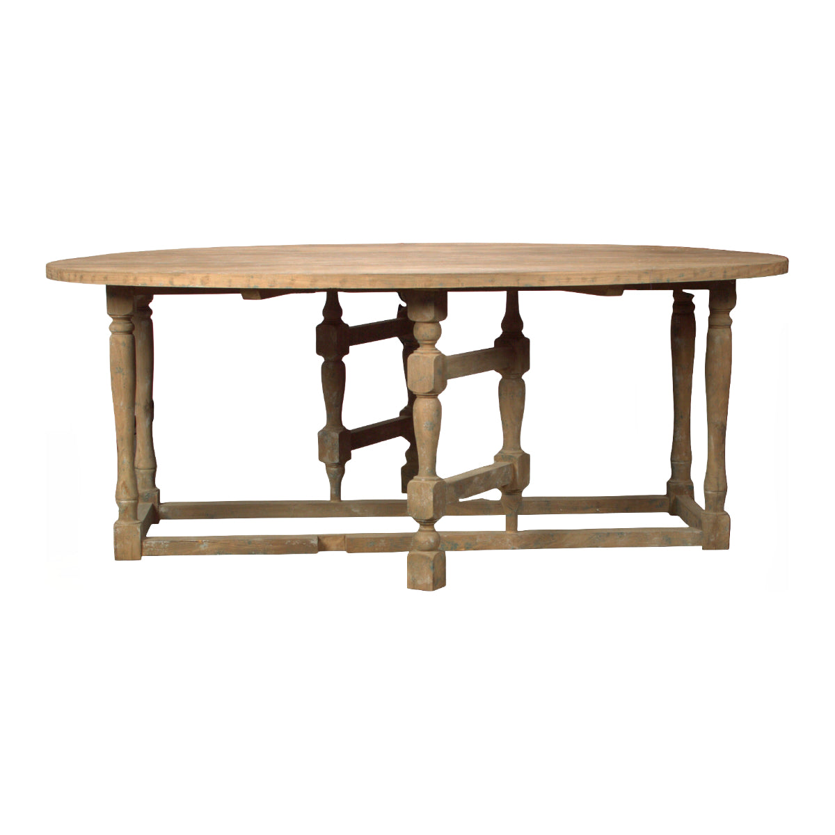 Oval Drop Leaf Dining Table