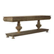 Carved Console Table with Drawers