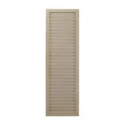 Tall reclaimed pine panel with evenly spaced horizontal louvers