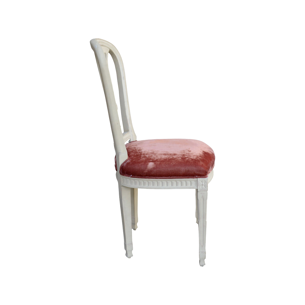 Erica Side Chair w Crushed Velvet Seat