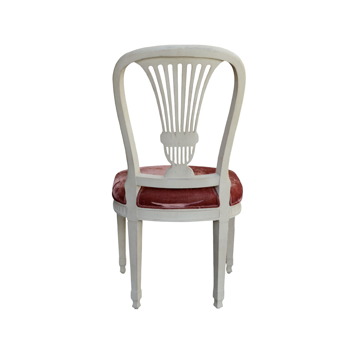 Erica Side Chair w Crushed Velvet Seat