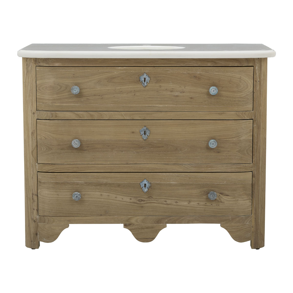 Patric Single Vanity with Marble Top